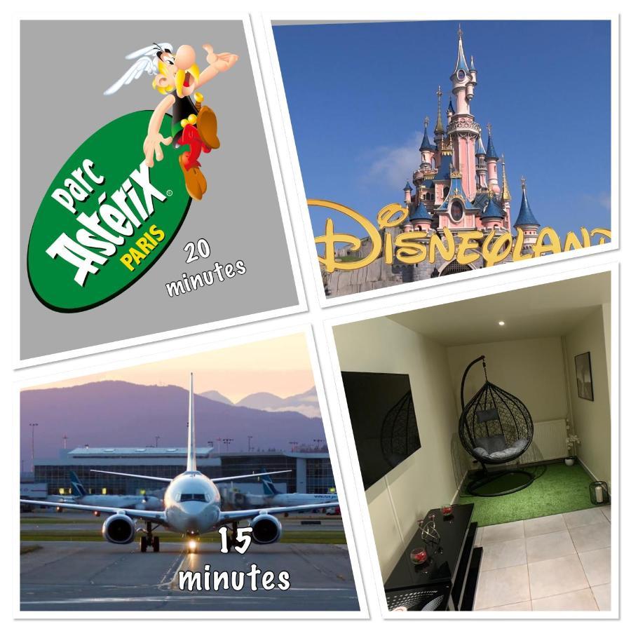 Appartement Cosy Proche Roissy Cdg Asterix Disneyland Paris グッサンヴィル エクステリア 写真