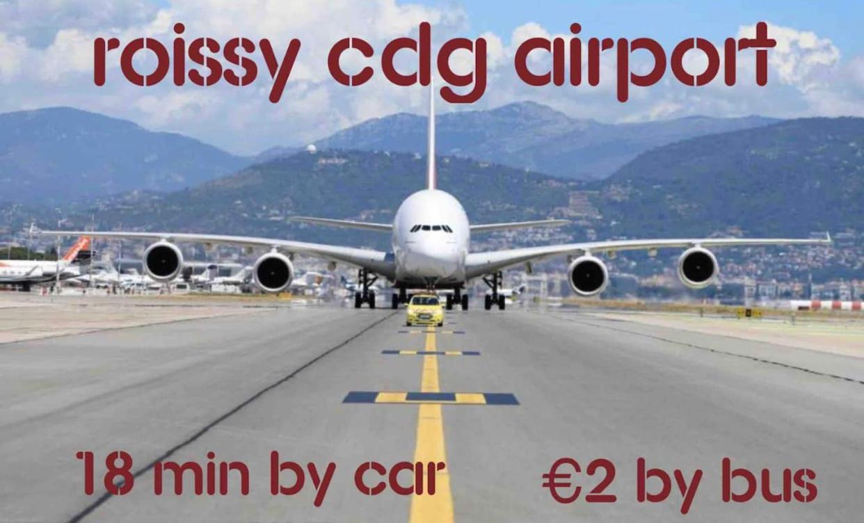 Appartement Cosy Proche Roissy Cdg Asterix Disneyland Paris グッサンヴィル エクステリア 写真